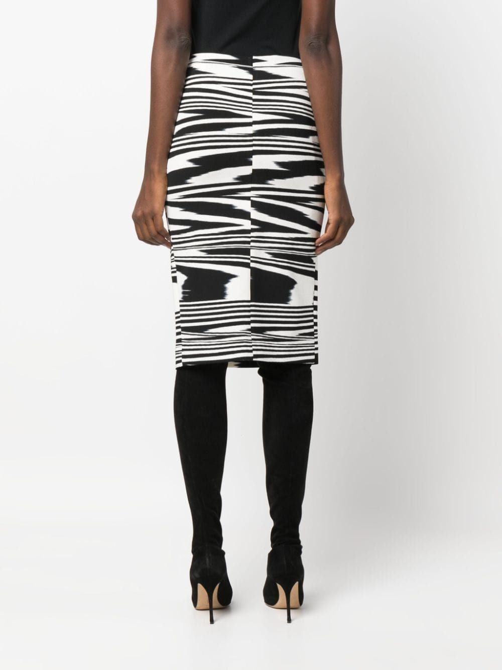 MISSONI Abstract Pattern Midi Skirt for Women