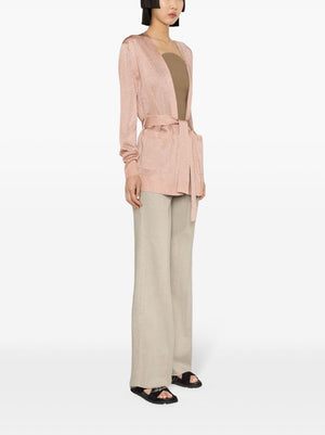 MISSONI Pink Wool Blend Cardigan for Women - SS24 Collection
