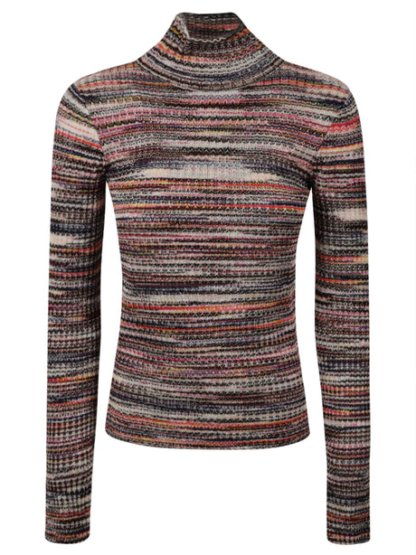 MISSONI Striped High-Neck Sweater for Women - FW24