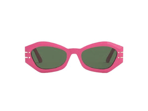 DIOR Trendy SS22 Designer Sunglasses for Men in Fuchsia and Green