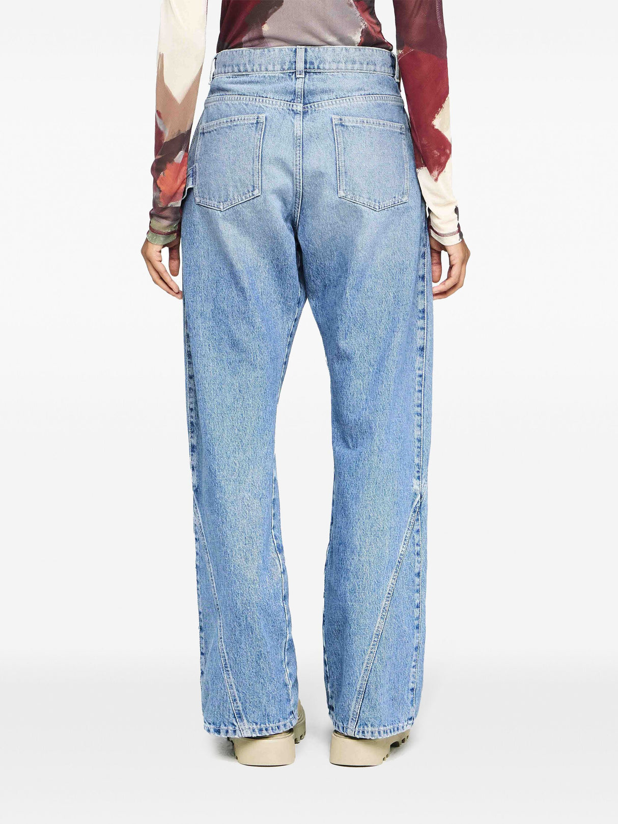 JW ANDERSON Twisted Workwear Mini Jeans for Women