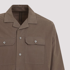 DRKSHDW Men's Gray Cotton Shirt for SS24 Collection