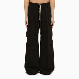 DRKSHDW Men's Black Cargo Trousers - SS24 Collection