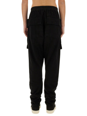 RICK OWENS Stylish Cotton Trousers for Men - Size L