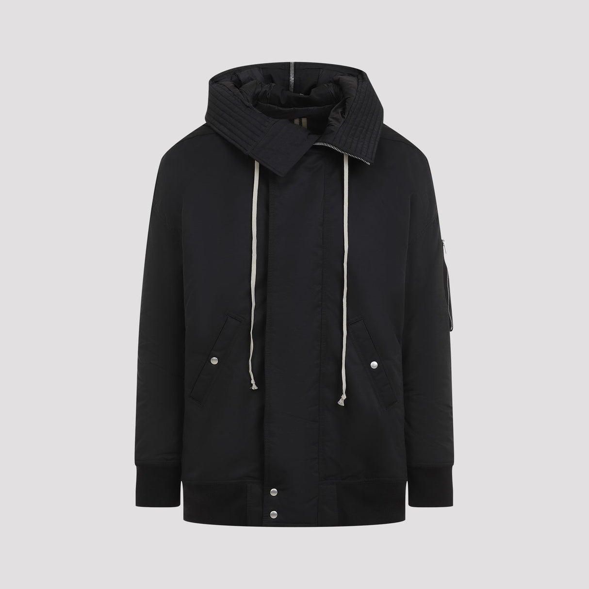 DRKSHDW Hooded Long Bomber Jacket for Men