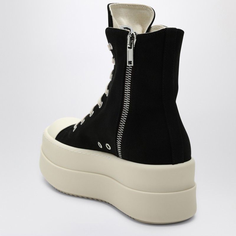 DRKSHDW Elevated Double Bumper High-Top Sneakers in Black