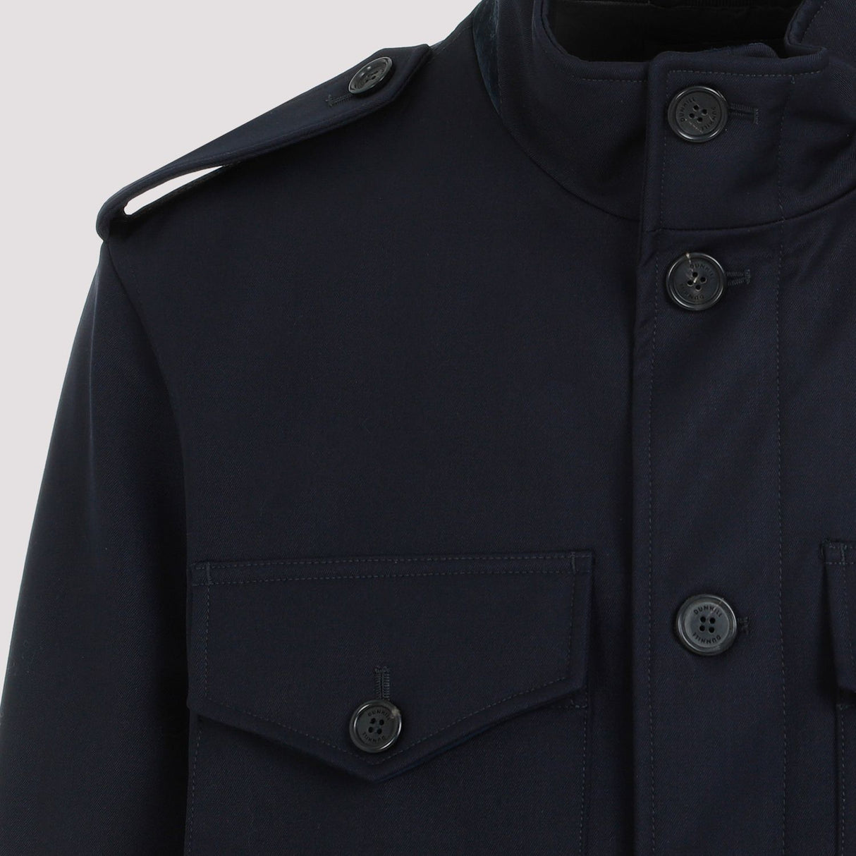 DUNHILL Blue Wool Field Jacket for Men