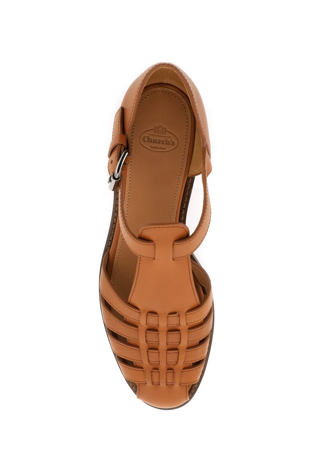 CHURCH'S Kelsey Prestige Calfskin Cage Sandal for Women - SS24