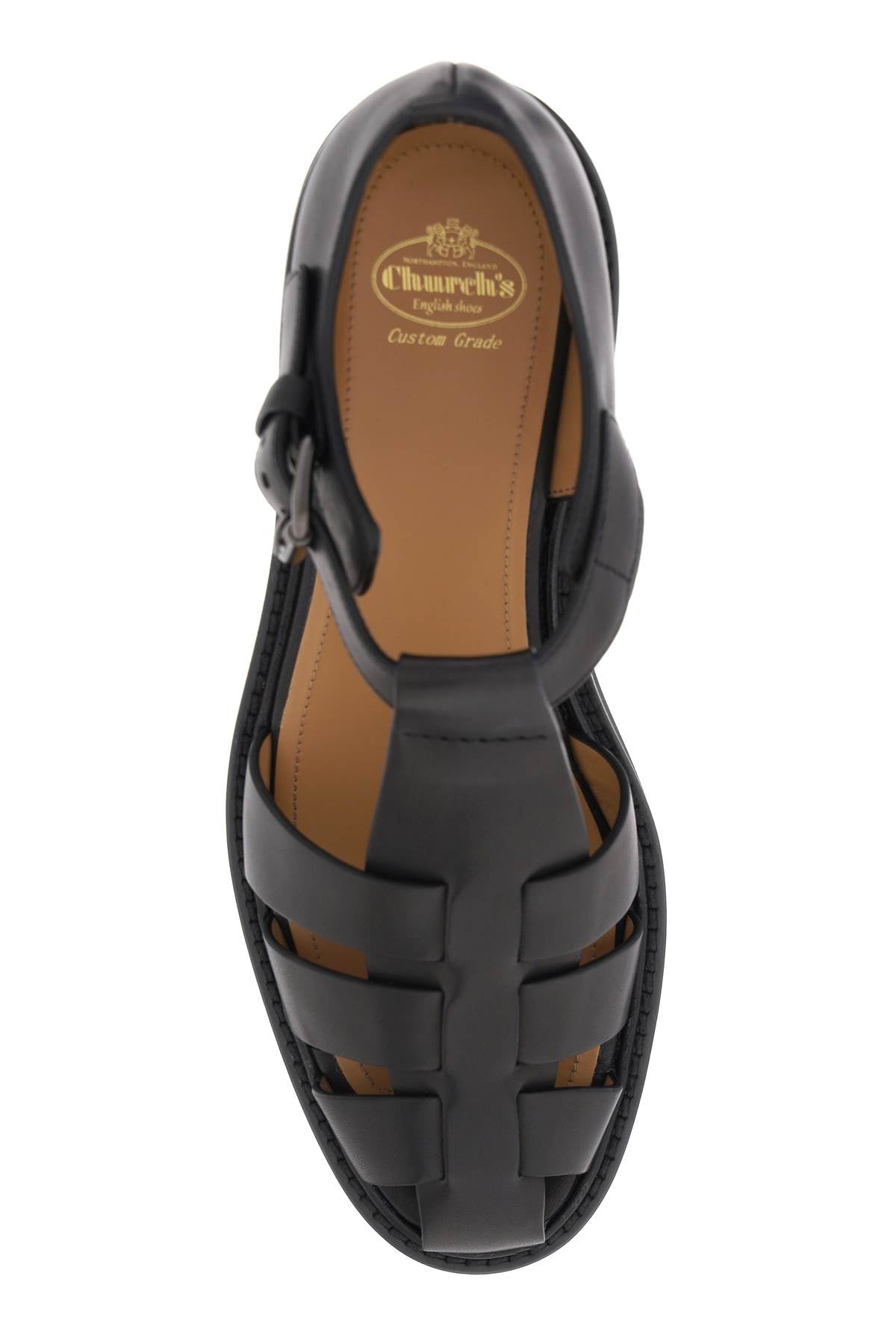 CHURCH'S Handcrafted Woven Leather Sandals with Extra Padding and Lightweight Sole for Women