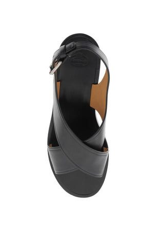 CHURCH'S Black Leather Sandals for Women - SS24 Collection