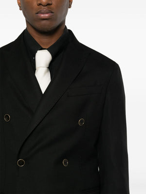 24SS Men's Black Jacket by Emporio Armani