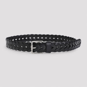 LOEWE Woven Leather Curve Belt (4cm Height)