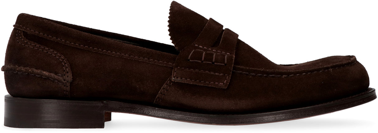 Loafer Pembrey Màu Nâu Có Da Suede