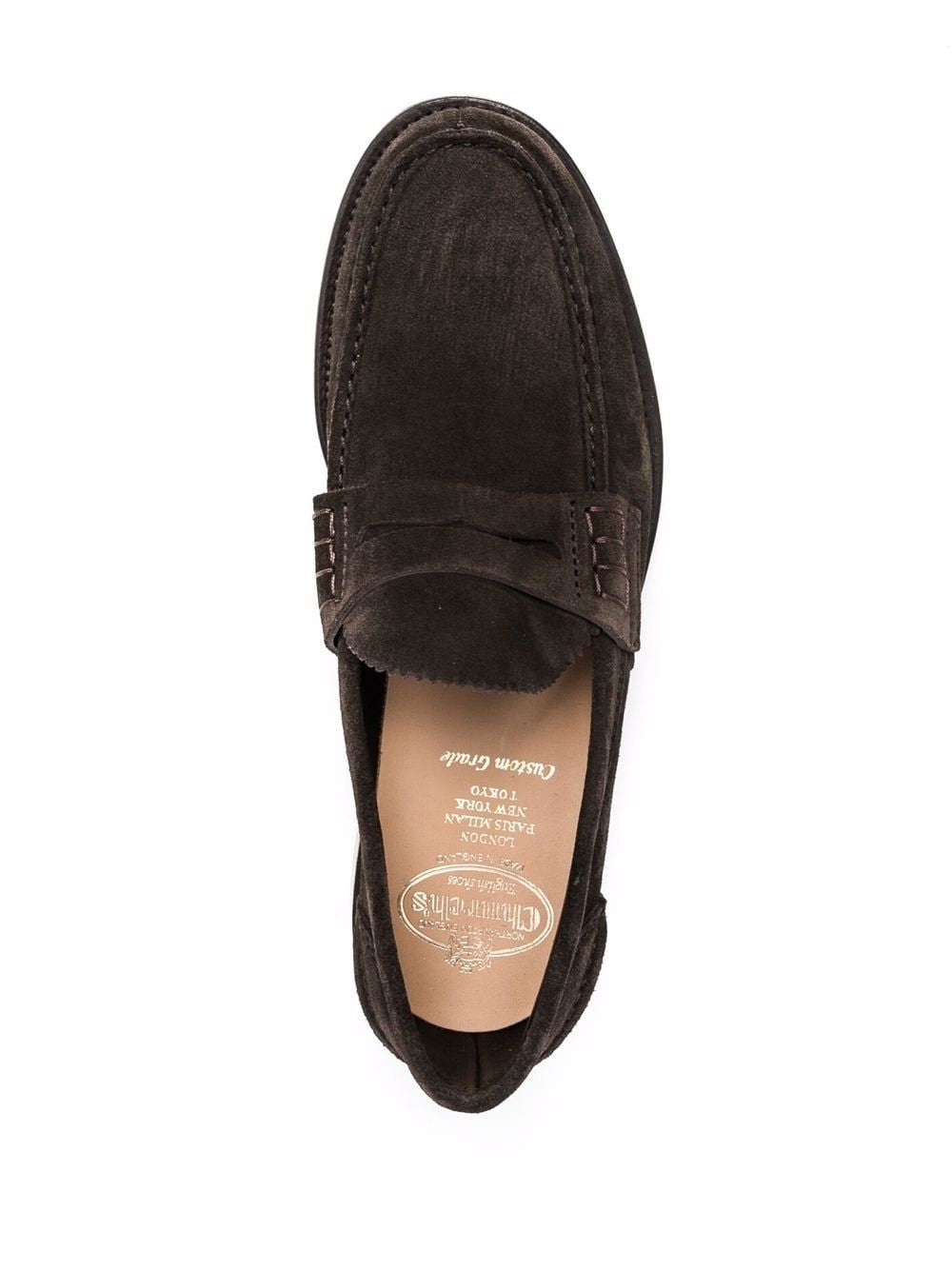 CHURCH'S Premium Suede Penny Loafer for Men