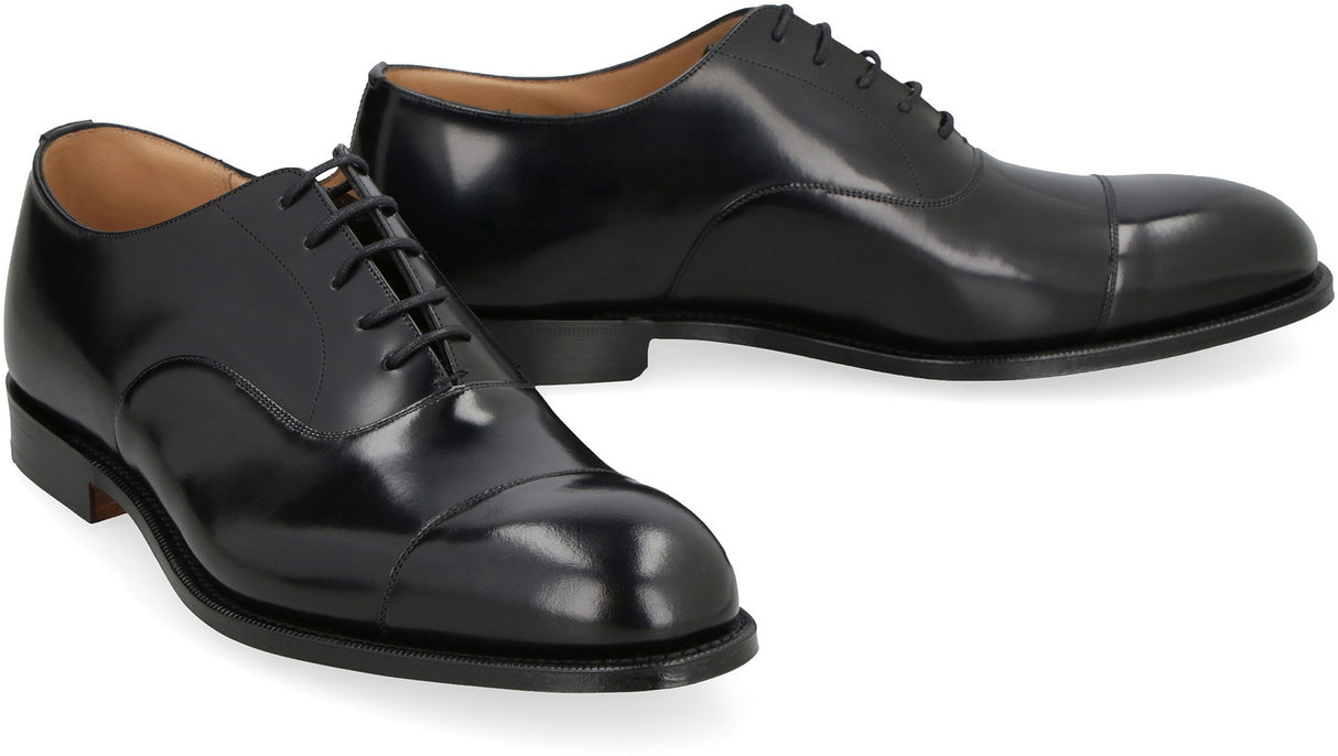 CHURCH'S Classic Black Oxford Shoes for Men in UK Size