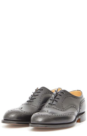 CHURCH'S Black Calfskin Chetwynd Oxford Shoes for Men