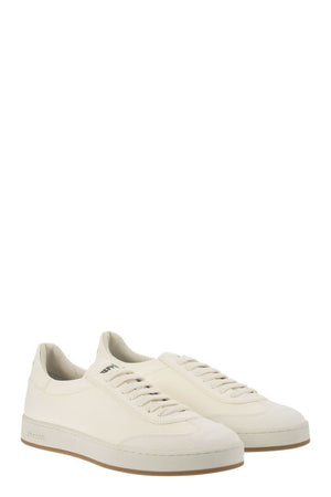 CHURCH'S Versatile White Deerskin and Suede Men's Sneaker for FW23