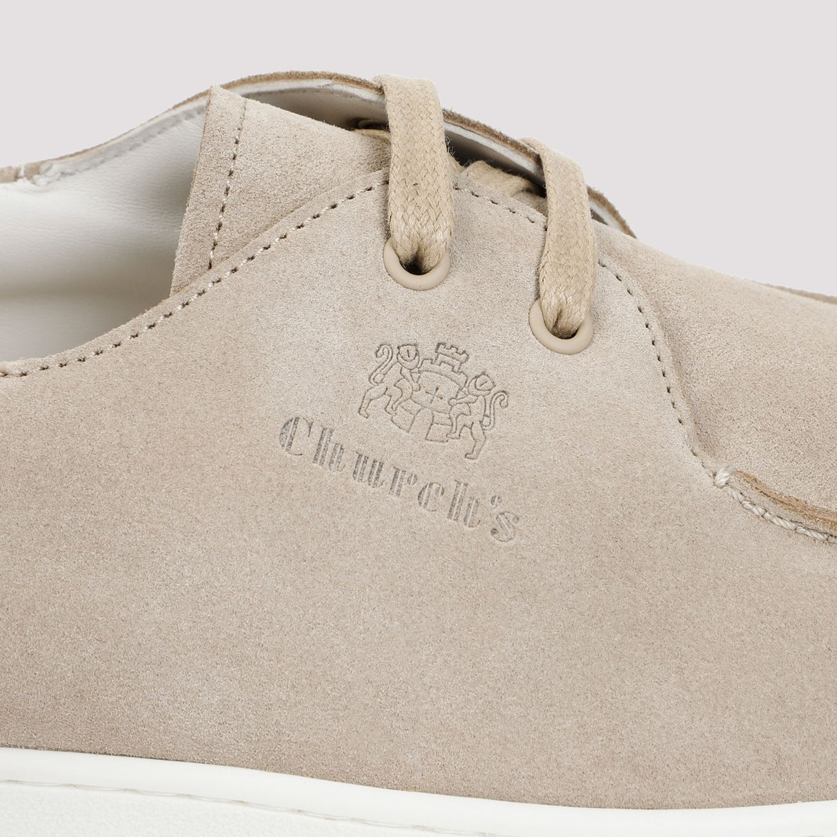 CHURCH'S Beige Leather Lace-Up Shoes for Men - SS24 Collection