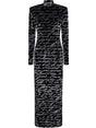 BALMAIN Love Letter Long Dress - Women’s Bodycon Fit