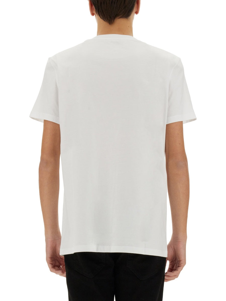 BALMAIN Cotton Logo T-Shirt - Size L