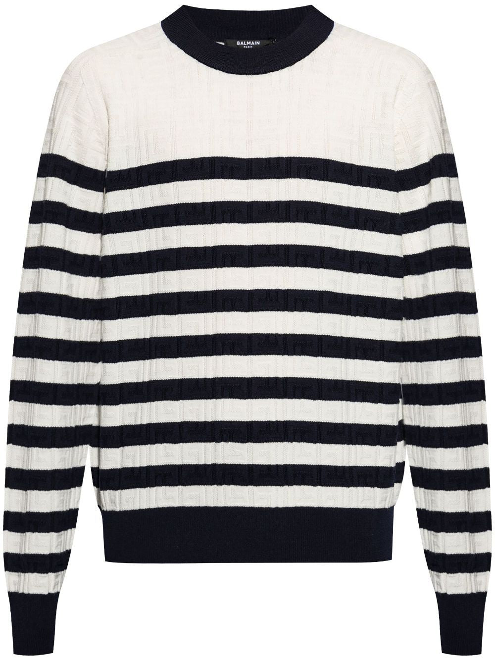 BALMAIN Classic Crew Neck Sweatshirt for Men