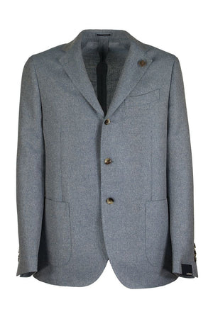 Áo Jacket đơn hàng mẫu một dải Herringbone màu xanh cho nam giới, bộ sưu tập mùa hè 2020