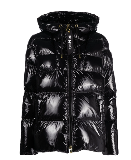 PINKO High-Shine Quilted Jacket