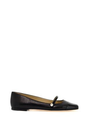 JIMMY CHOO ELISA BALLET FLATS IN NAPPA LEATHER