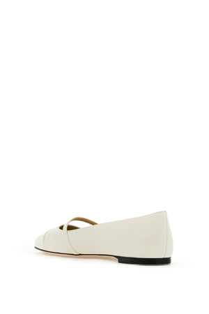 JIMMY CHOO ELISA BALLET FLATS IN NAPPA LEATHER