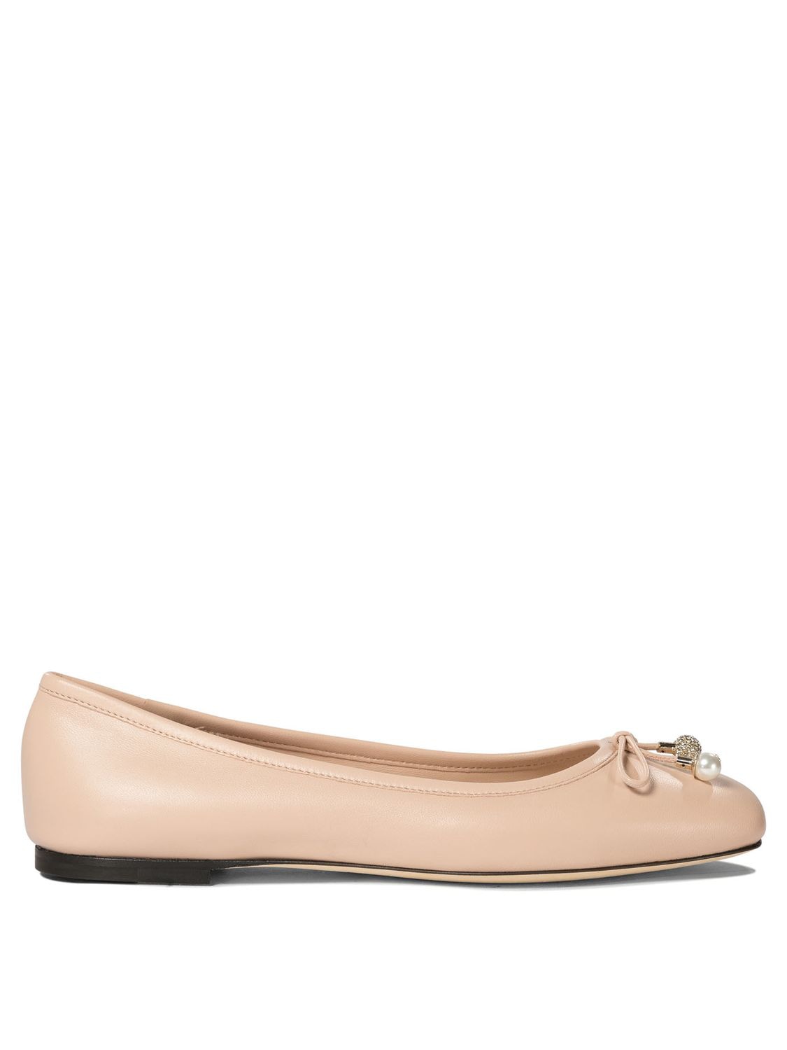 JIMMY CHOO Elme Ballet Flats in Nappa Leather