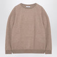 MAX MARA Classic Beige Cashmere Blend Crewneck Sweatshirt