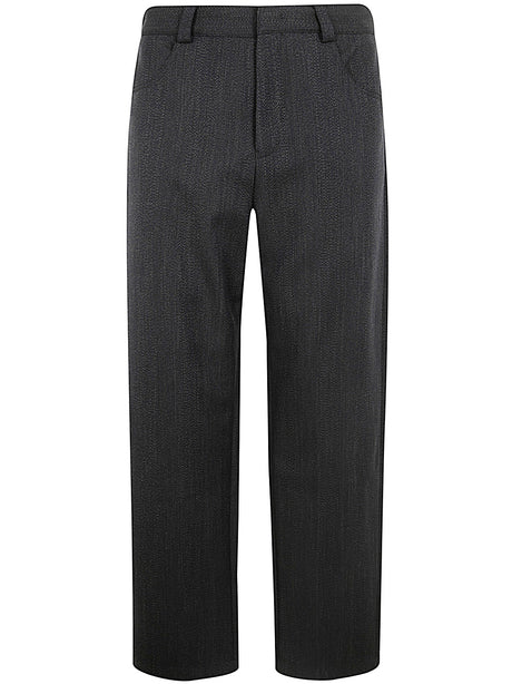 EMPORIO ARMANI Men's Wool Blend Tailored Trousers