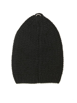 WERKSTATT:MUNCHEN Luxurious Men's Cashmere Beanie with Silver Detail