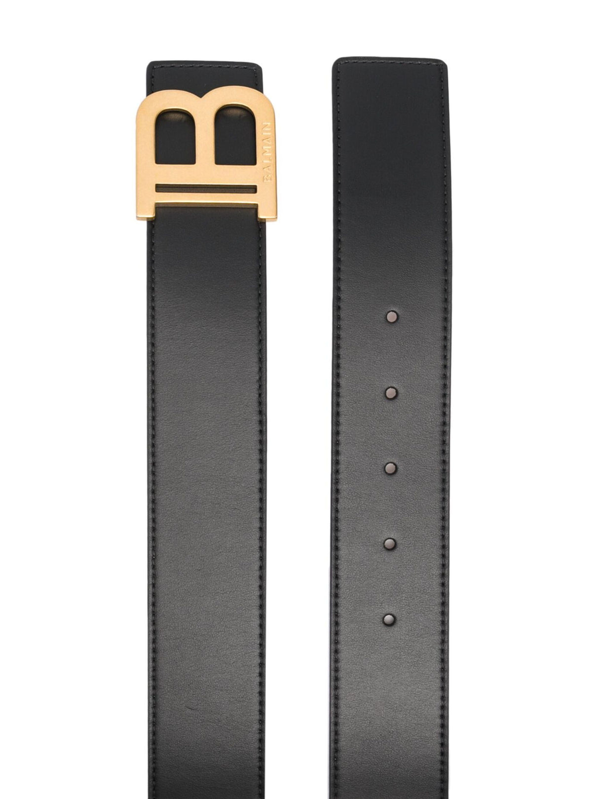 BALMAIN Leather 4CM Belt for Women