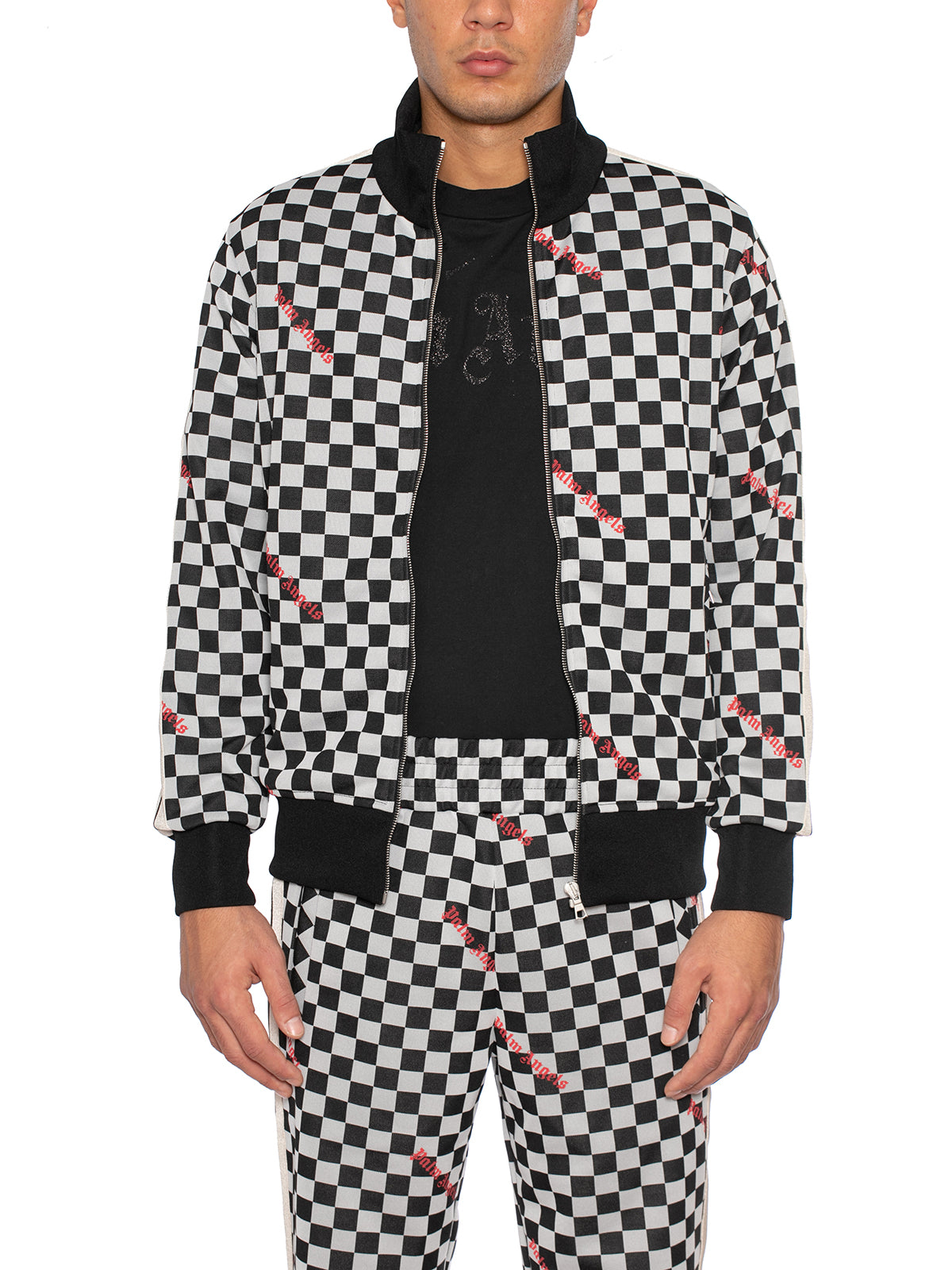 Áo nỉ PALM ANGELS Tracksuit Classic JQRD Damier nam