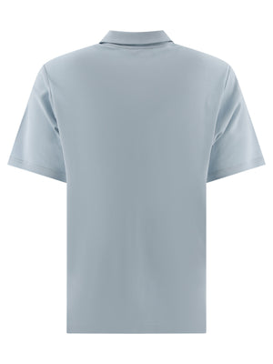 LARDINI Classic Sky-Blue Polo Shirt with Chest Pocket