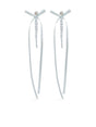 SIMONE ROCHA Mini Bow Ribbon Drip Earrings