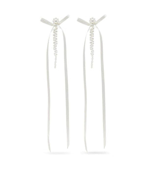 SIMONE ROCHA Bow Ribbon Drip Earrings