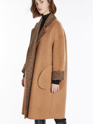 MAX MARA Cozy and Chic: Women's 2024 Brown Outerwear Coat