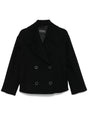 EMPORIO ARMANI Double-Breasted Wool Jacket for Women - Fall/Winter 2024