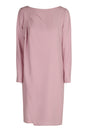 EMPORIO ARMANI Asymmetrical Cady Dress with Gathering Detail