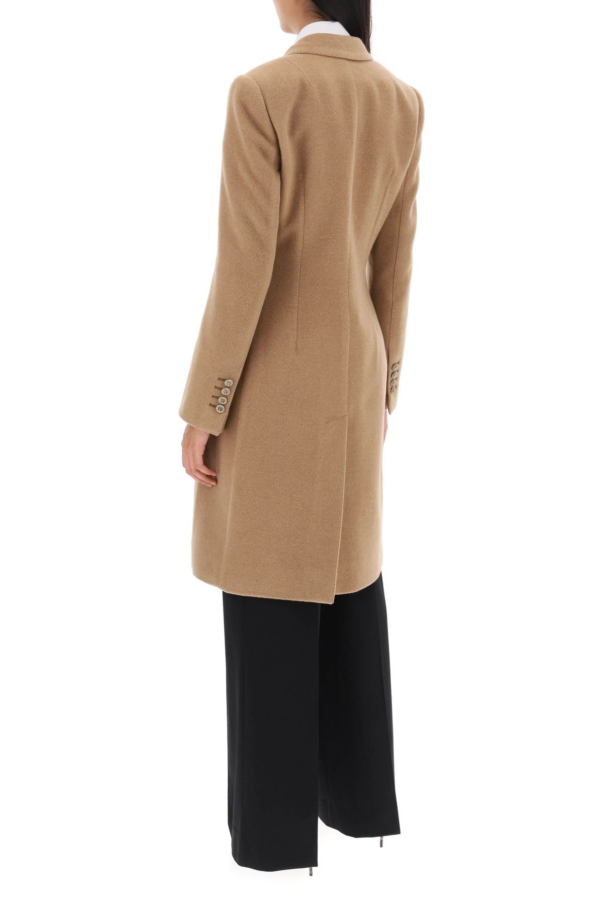 DOLCE & GABBANA Luxurious Wool Coat for Women in M0179 Color - FW23 Collection