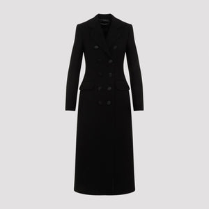 DOLCE & GABBANA Elegant Black Virgin Wool Jacket