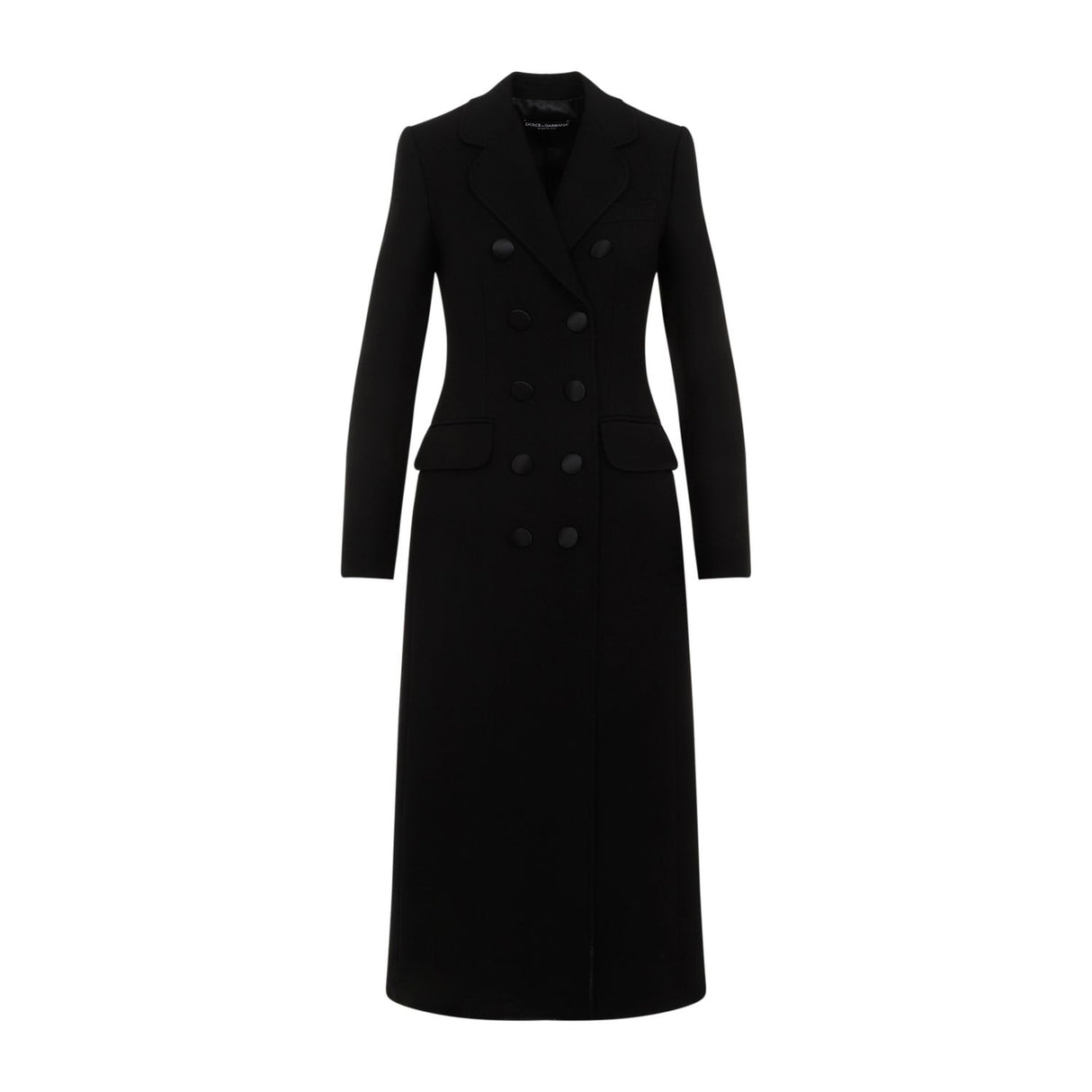 DOLCE & GABBANA Elegant Black Virgin Wool Jacket