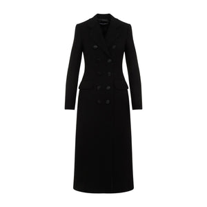 DOLCE & GABBANA Elegant Black Virgin Wool Jacket