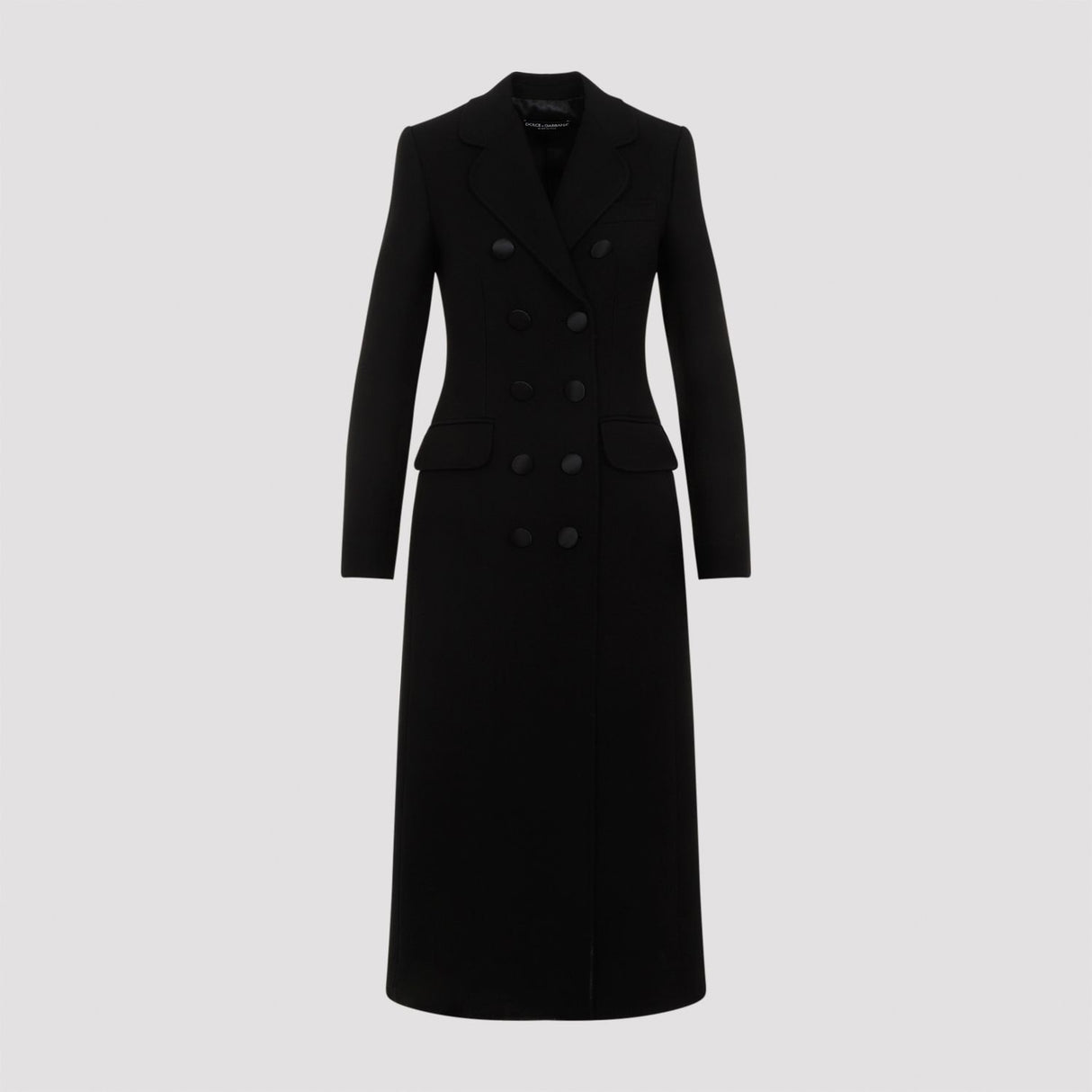 DOLCE & GABBANA Elegant Black Virgin Wool Jacket