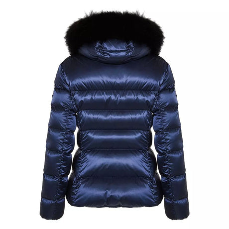 MONCLER Navy Blue Carryover Outerwear for Women - Classic Design