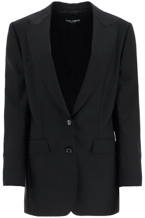 DOLCE & GABBANA Oversized Single-Breasted Wool Jacket