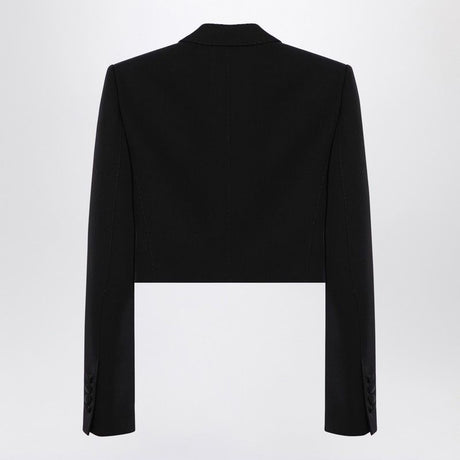 DOLCE & GABBANA Chic Black Wool Gabardine Mini Tuxedo for Women