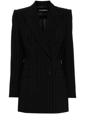 DOLCE & GABBANA Elegant Women's Pinstripe Blazer